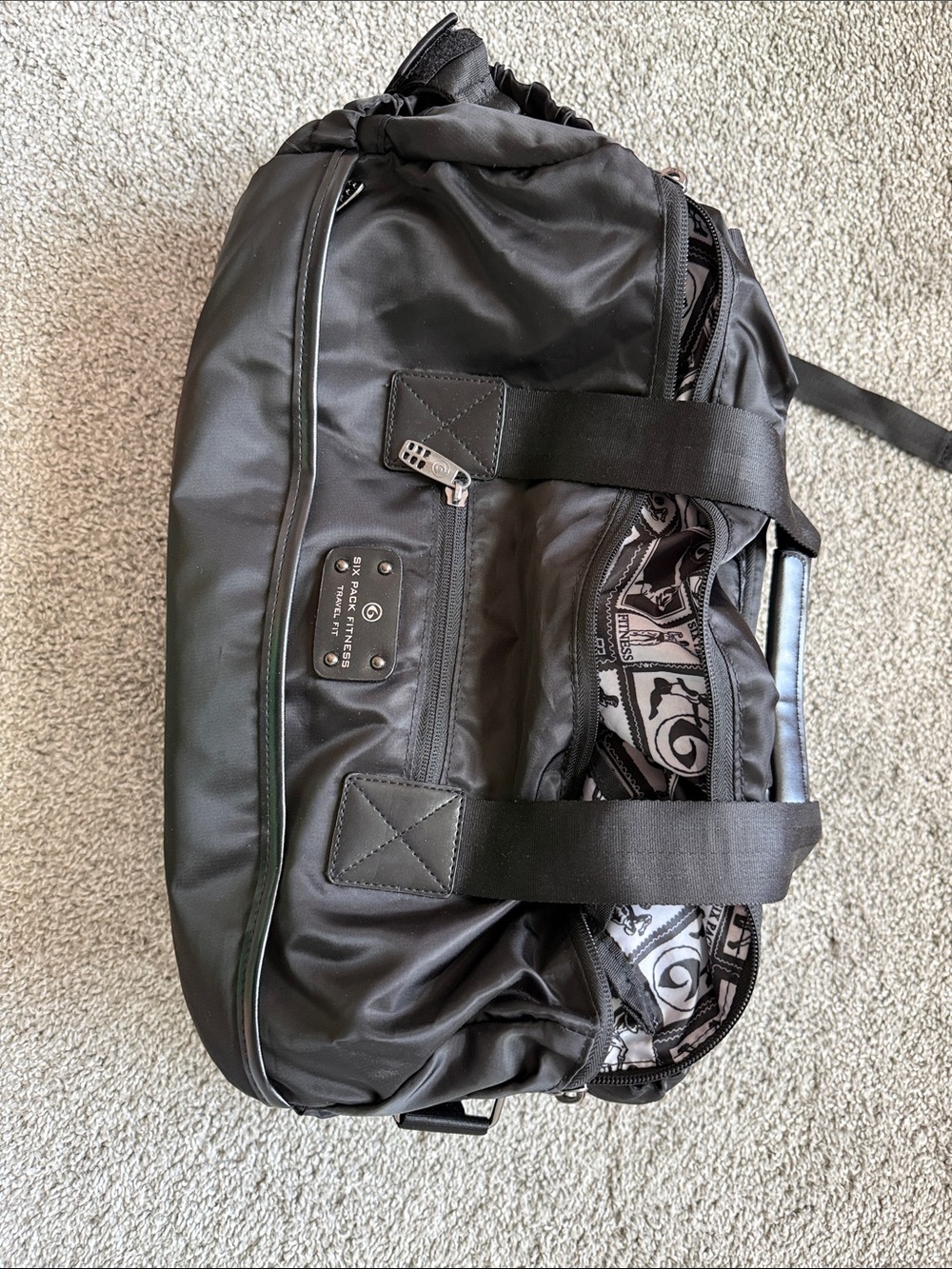6 pack fitness meal prep bag